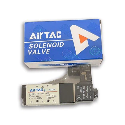 4V110C-M5 AC 220V AIRTAC Solenoide Balbula Pneumatikoa